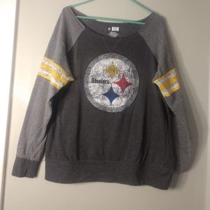 Steelers big logo sweatshirt